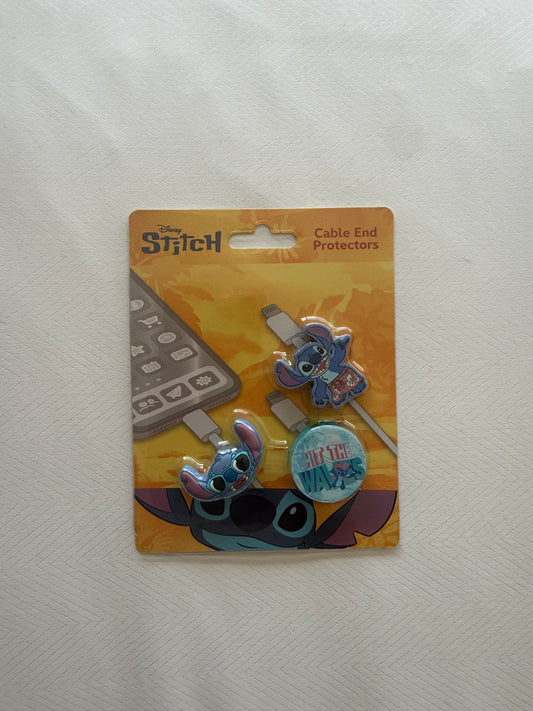 Disney Stitch Kabelschutz-Set – 3-teilig („Hit the Waves“)