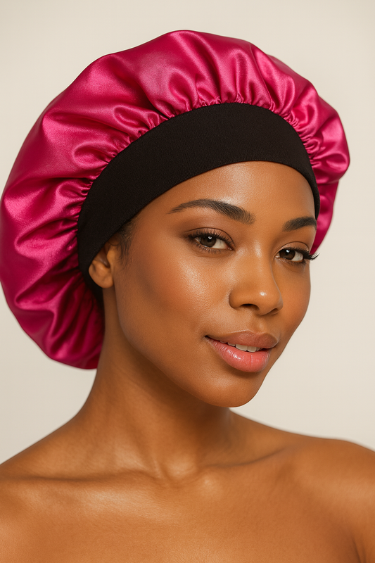 Satin Wide-Edge Bonnet 💗