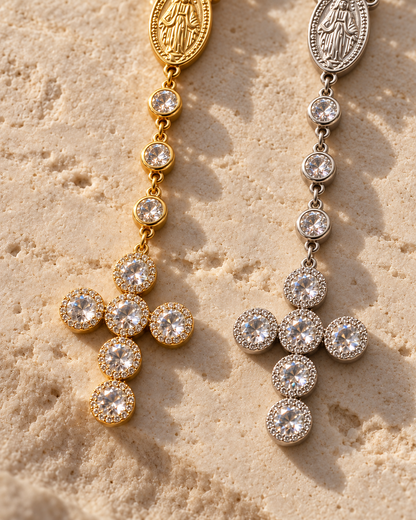 Halskette «Maria Sparkle» – Gold- oder Silberfarben