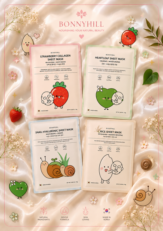 Korean Sheet Masks – einzeln erhältlich ✨