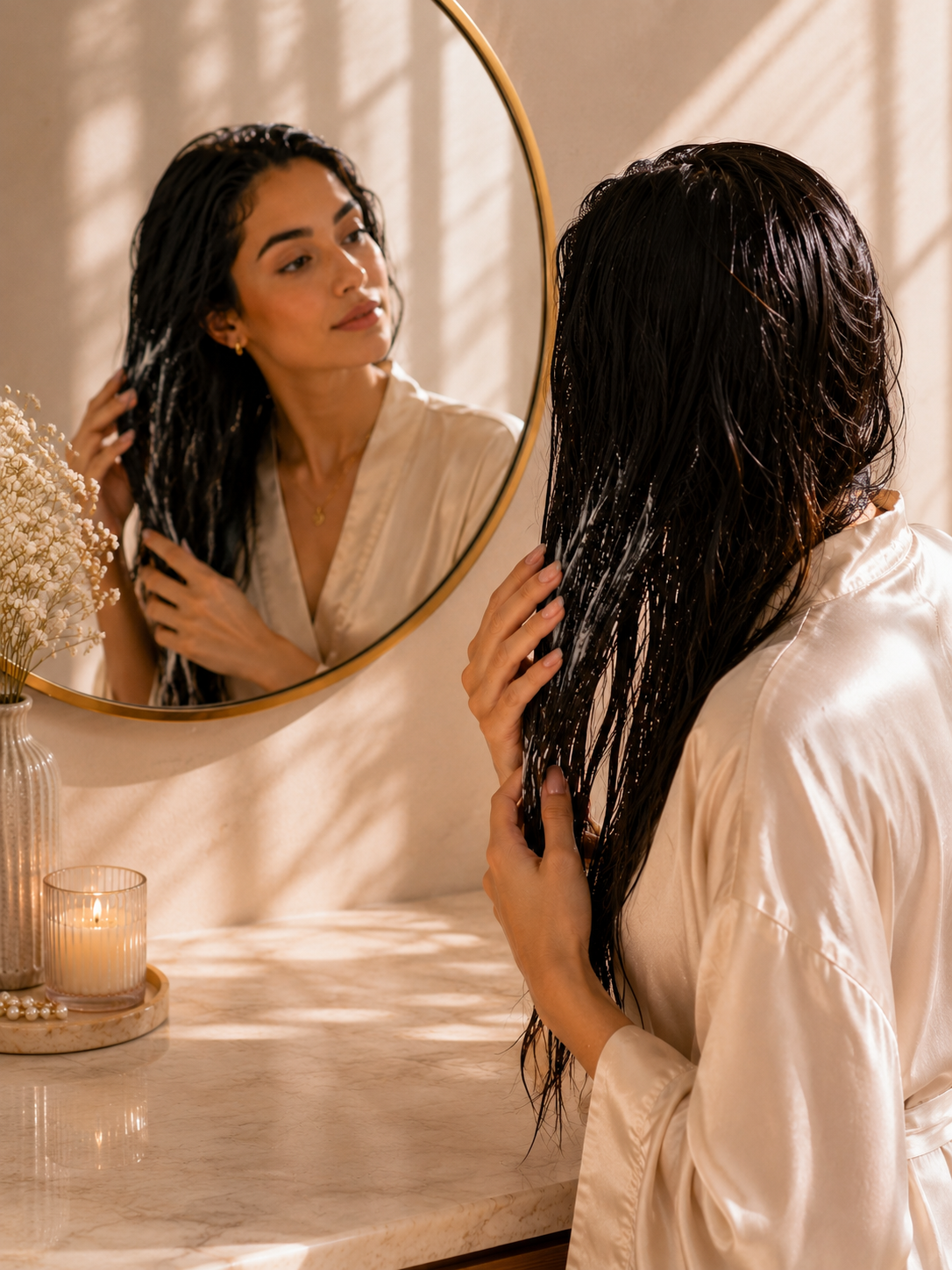 Leave-In Conditioner mit Kokosöl – intensive Haarpflege für geschmeidiges, glänzendes Haar
🥥🐫✨