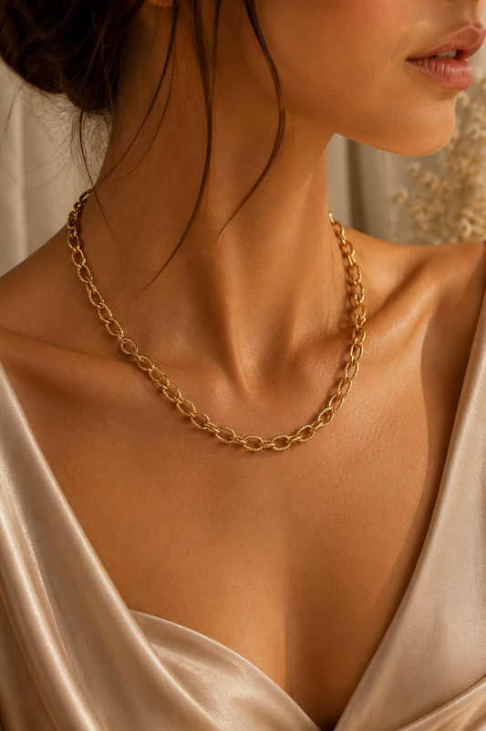 ✨ Gold Chain Halskette – Minimal Luxury ✨