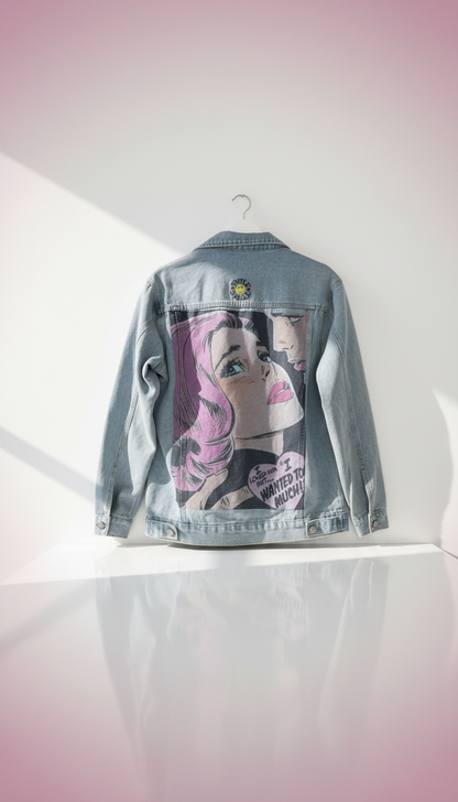 Denim Jacket „Pop Love“ – Größe M