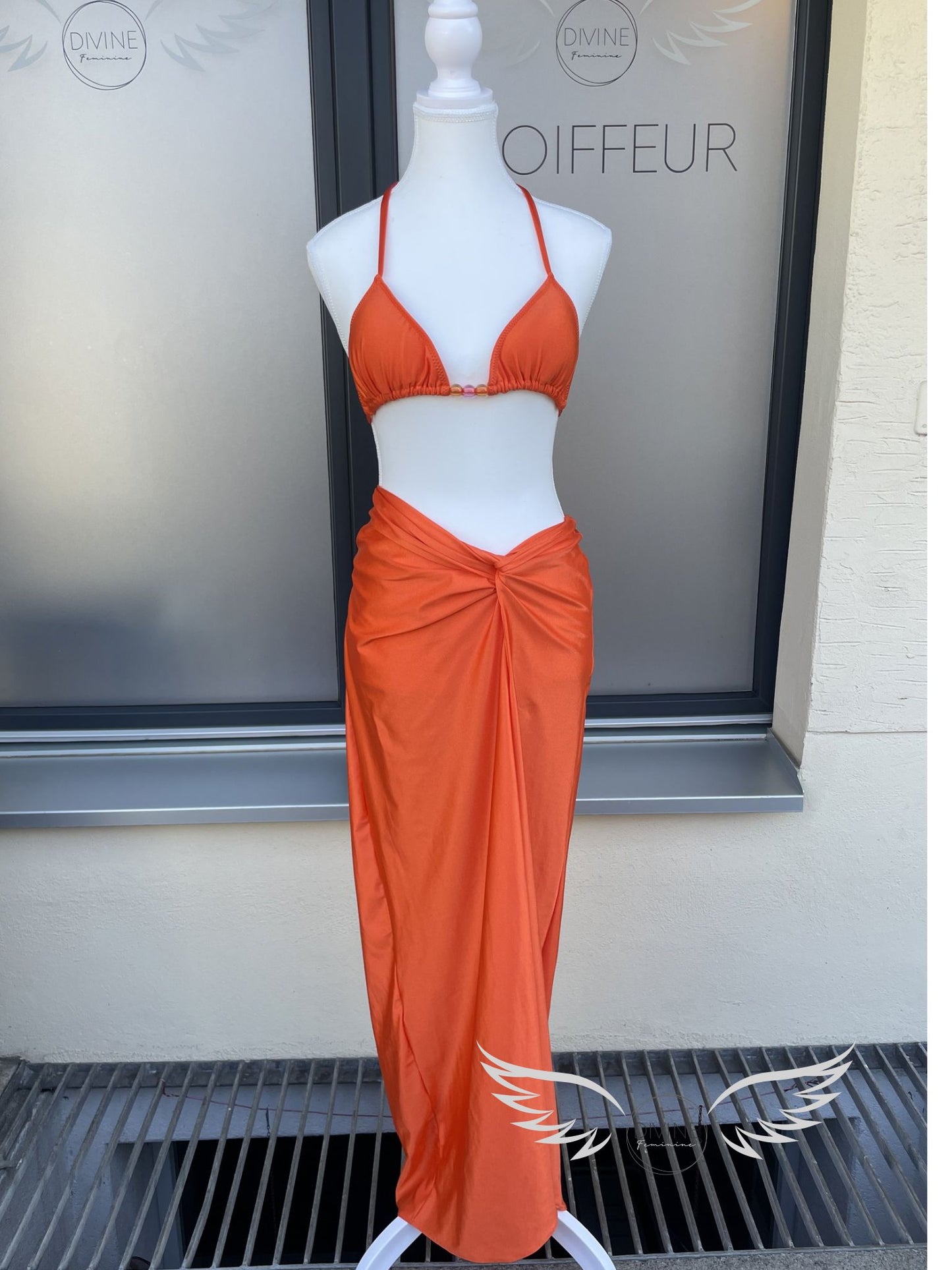 Set orange Rock & Bikini